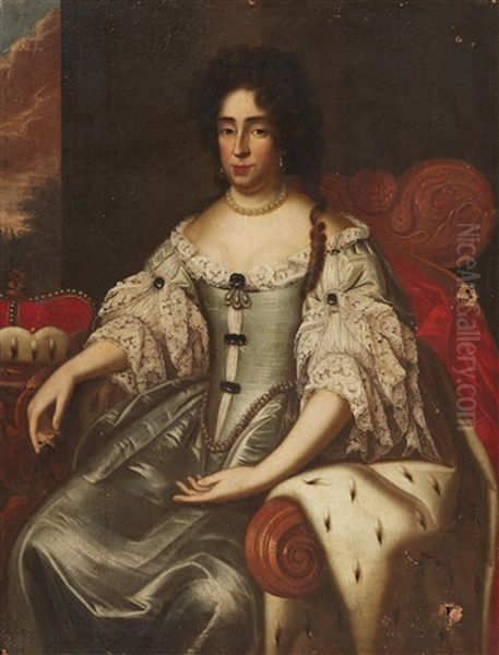 Portrait Of Princess Elector Dorothea Sophie Of Brandenburg - view 1