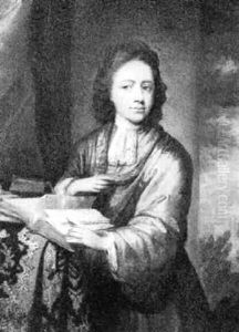 Portrait Of A Young Gentleman, Standing Three-quarter Length, With An Open Book