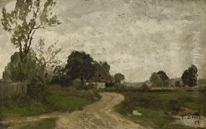 Weg Zu Einem Bauernhaus by Fritz Baer