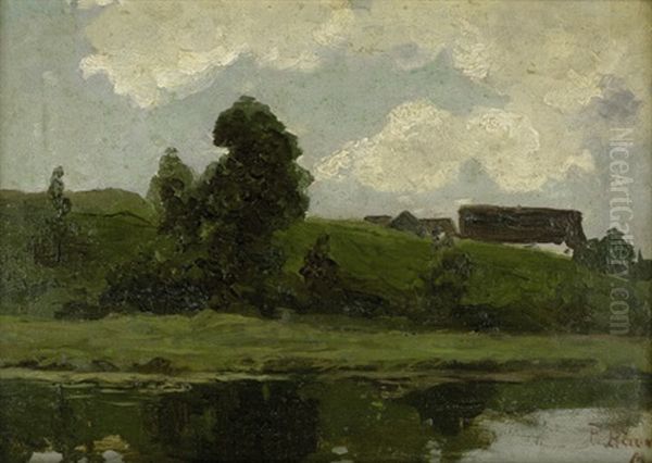 Sommerliche Fluslandschaft - view 1