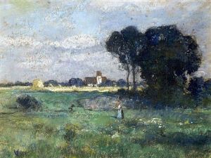Dachauer Landschaft by Fritz Baer