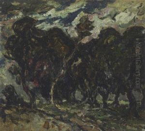 Schleisheimer Allee by Fritz Baer