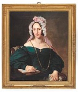 Two Portraits by Emilius Ditlev Baerentzen