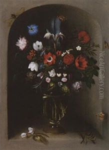 Nature Morte Aux Fleurs by Johannes Baers