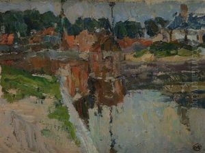 Village by Albert Baertsoen