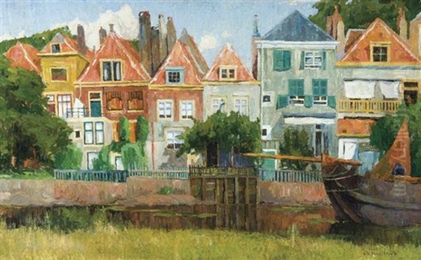 Maisons Le Long Du Canal, Hollande - view 1