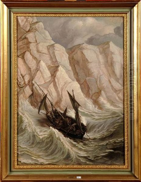 Bateau De Peche Dans La Tempete - view 1