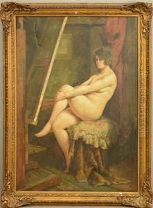 Nue Dans L'atelier Nue Dans L'atelier