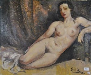 Femme Nue Allongee by Emile Baes