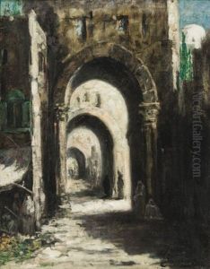 Rue A Jerusalem by Emile Baes