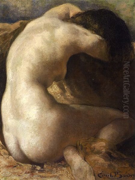 Femme Nue La Chevelure Denouee - view 1