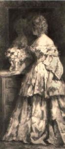 Jeune Femme Se Regardant by Emile Baes