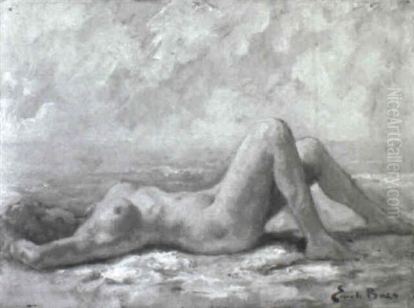 Weiblicher Akt, Am Strand Liegend - view 1