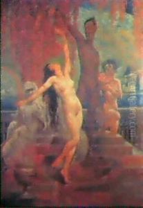 Au Harem by Emile Baes