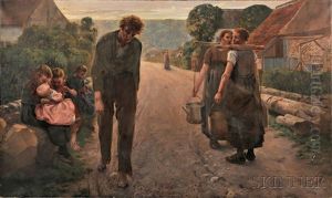 The Widower's Daughters by Firmin Baes