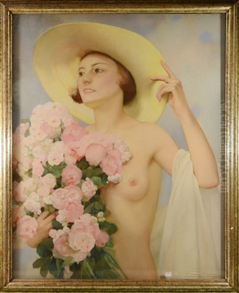 Jeune Femme Aux Fleurs - view 1