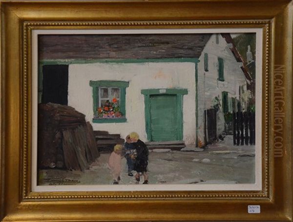 Enfants Dans Une Rue De Alle Sur Semois - view 1