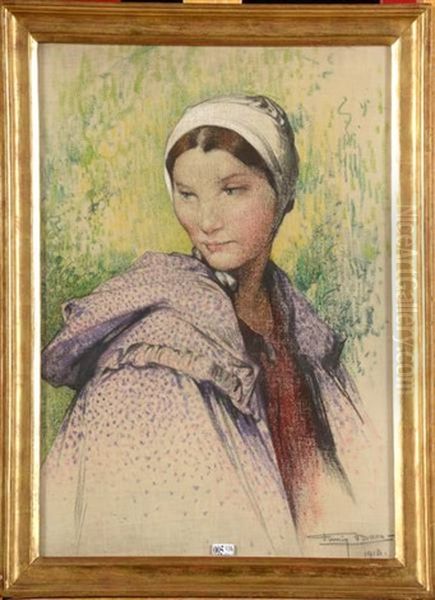 Portrait D'une Jeune Fille A La Coiffe Blanche - view 1