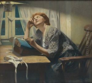 Le Reve De La Dentelliere by Firmin Baes