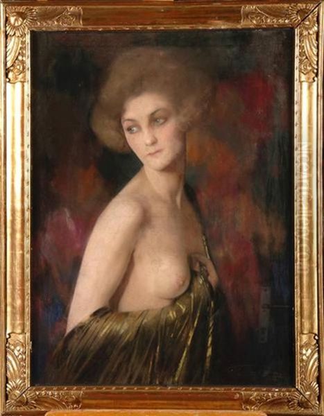 Portrait De Femme Partiellement Denudee - view 1