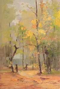 Autumn Landscape by Aurel Baesu