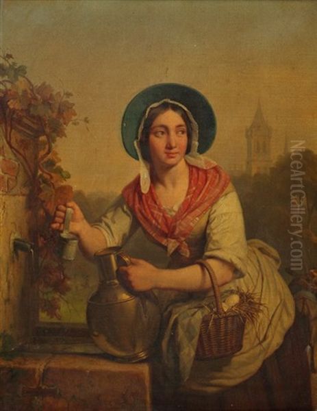 Jeune Femme A La Fontaine - view 1