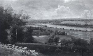 Country Landscape, Autumn by Henry Howard Bagg