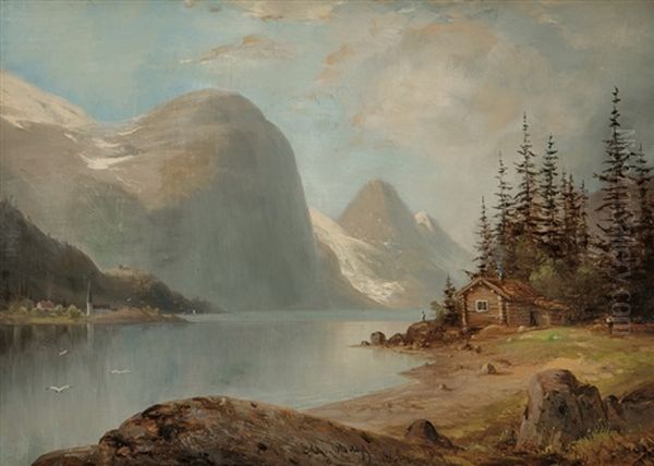 Fjordlandskap, Vestlandet 1866 - view 1