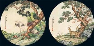 Crane And Deer (2 Works) Crane And Deer (2 Works)