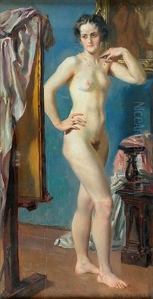 Weiblicher Akt Im Atelier - view 1