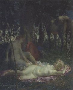 Lagernde Amazonen