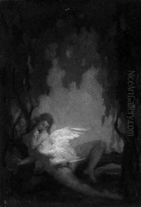 Leda Mit Dem Schwan by Theodor Baierl