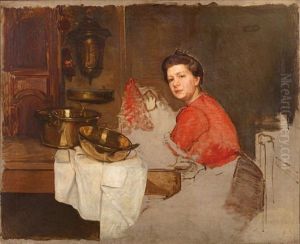 Portrait De Madame Franck Bail by Franck Antoine Bail