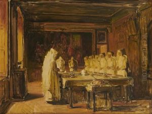 Le Repas Des Religieuses by Joseph Bail