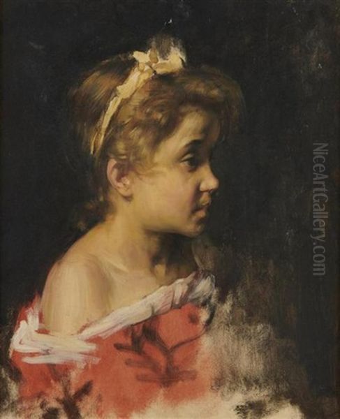 Portrait De Fillette De Profil - view 1