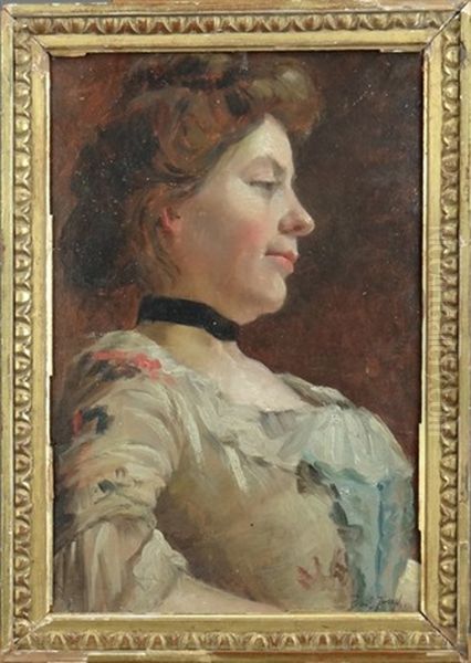 Jeune Femme De Profil - view 1
