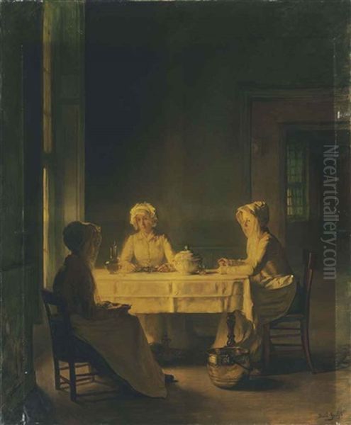 Servants Lunching - view 1