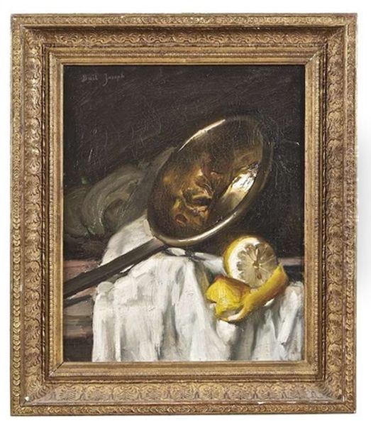 Still Life With Copper Pan And Lemon - view 1
