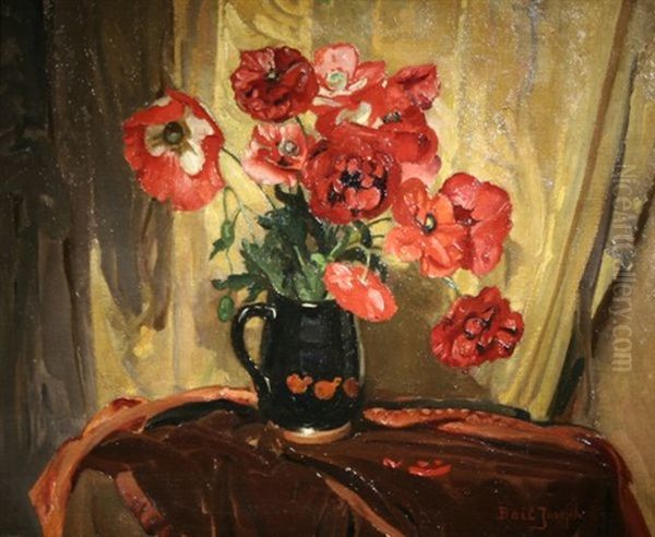 Poppies On A Table - view 1