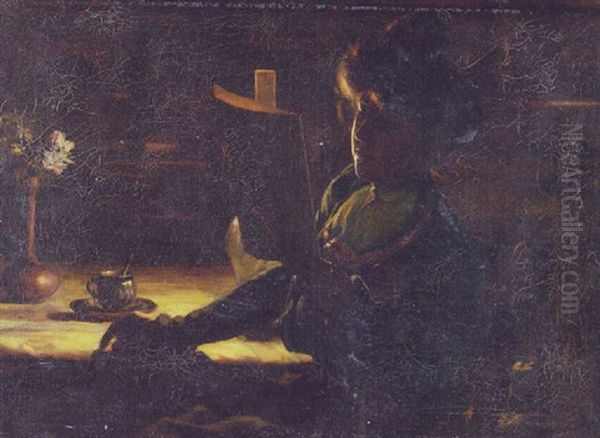 Reading By Candlelight - view 1