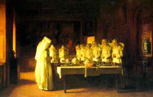 Le Benedicite Des Hospitalieres De Beaune by Joseph Bail