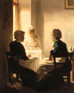 Maids In The Parlor by Joseph Bail