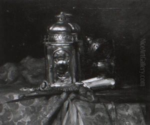 Nature Morte Au Lanternon, Brple-parfum Et Dague