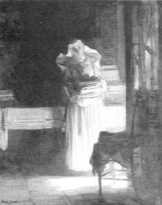 Nun In An Interior by Joseph Bail