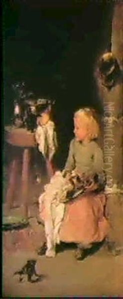La Jeune Fille Et Les Chatons - view 1