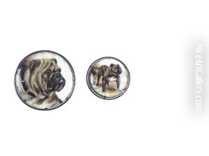Champion Pressgang, Head Of Champion Pressgang (2 Works) by John William Bailey