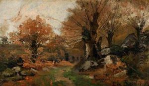Foret En Automne by Ernst Baillet