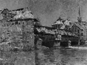 Le Village De Bremgarten by Charles Baillon-Vincennes