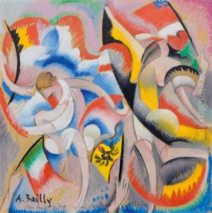 Au Triomphe Des Couleurs Alliees by Alice Bailly