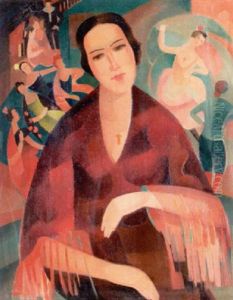 Frauenbildnis by Alice Bailly